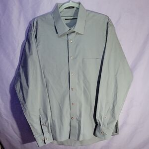 Pierre Cardin Men's Light Green Dress Shirt